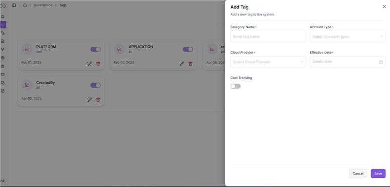 Add New Tag Category