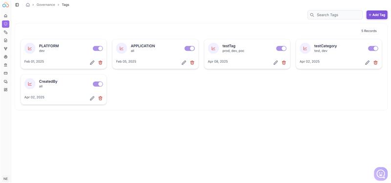 Tag Categories